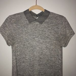 Collard t-shirt dress.